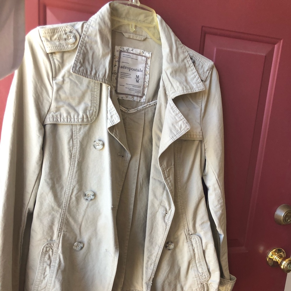✨Tan Pea Coat -Aéropostal-✨
